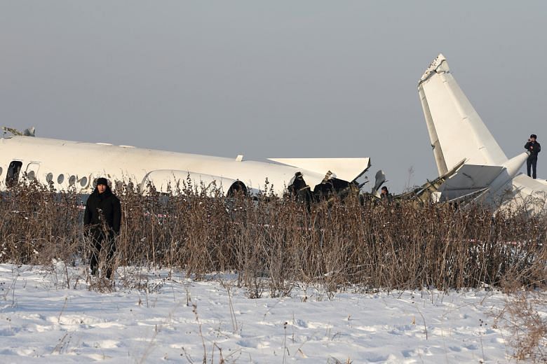 Plane with 100 on board crashes at Kazakhstan’s Almaty airport, killing at least 15