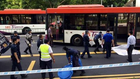 Pejalan kaki warga emas maut dilanggar bas