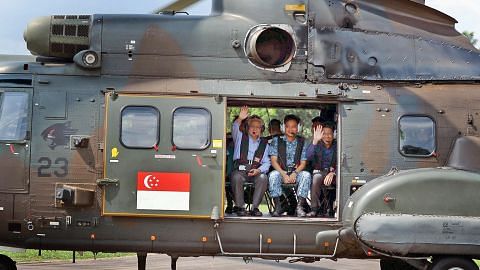 Pres Tony Tan puas hati SAF, RSAF sedia hadapi pengganas