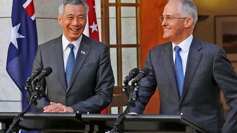 PM Lee, Turnbull meterai ikatan strategik