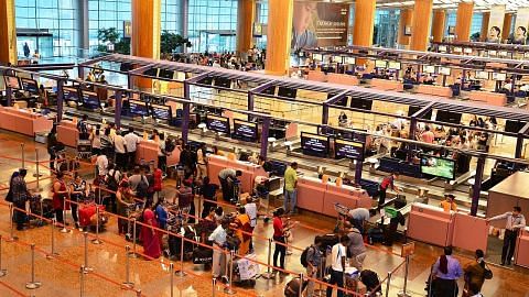 Jumlah penumpang di Lapangan Terbang Changi naik 3.7 peratus kepada 4.58 juta bulan lalu