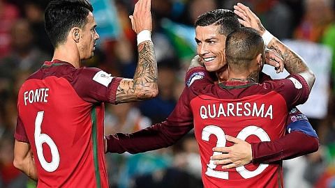 KELAYAKAN PIALA DUNIA 2018 Belgium berpesta gol, Portugal benamkan Latvia