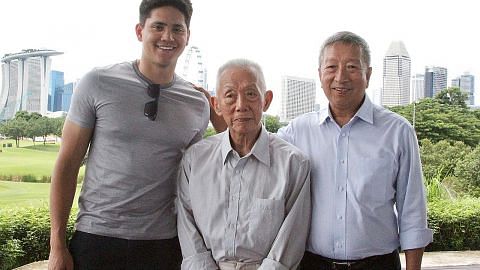 Pertemuan dua tokoh Olimpik Singapura