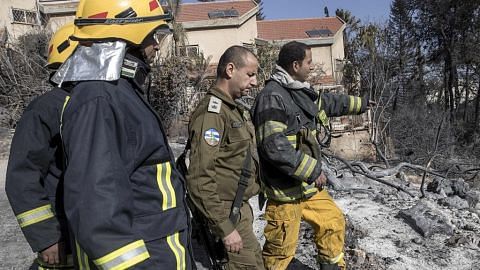 KEBAKARAN DI ISRAEL Kebakaran di Haifa terkawal, usaha padamkan lebih 12 kebakaran di tempat lain masih diteruskan