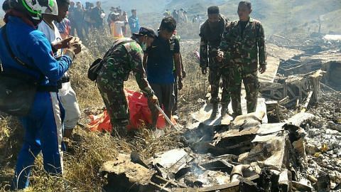 13 korban nahas pesawat tentera Indonesia