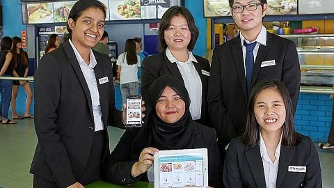 'Kantin bijak' ciptaan pelajar poly lancarkan jual beli makanan