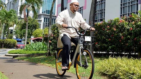 Mudah guna khidmat kongsi basikal di Tampines