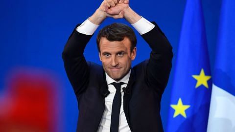 Macron dahului pusingan pertama