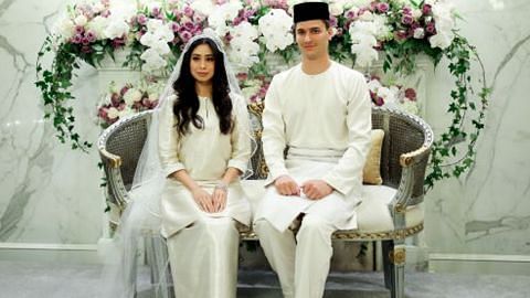 Majlis nikah penuh istiadat pengantin diraja Johor