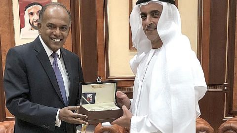Shanmugam temui pemimpin UAE