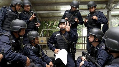 200 polis kerahan jalani latihan di pangkalan ProCom buat kali pertama