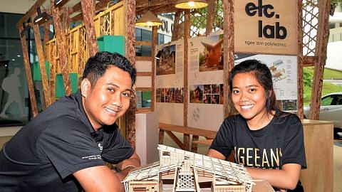 Pensyarah seni bina bangun tadika dan pustaka buat desa di Indonesia