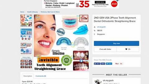 Pakar gigi: Waspada beli pendakap gigi plastik dalam talian