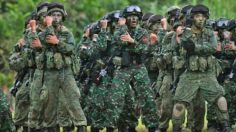 Askar S'pura, Indonesia tempur bersama atasi 'musuh'