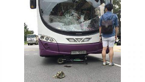 Penunggang e-skuter maut dalam nahas dengan bas SBS Transit