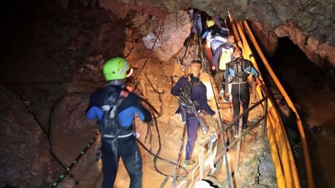 Thai cave rescue: The world holds its breath for rescue of 5 still trapped in flooded cave; 8 saved since Sunday