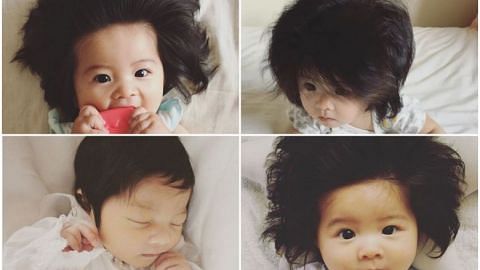 7-month-old Japanese girl with full head of thick hair becomes latest Instagram sensation