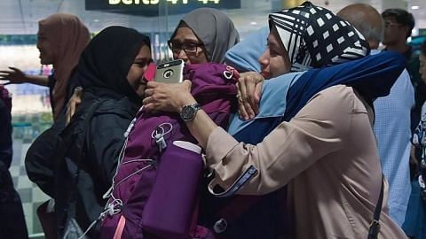 Tearful reunion as NUS students return from quake-hit Lombok