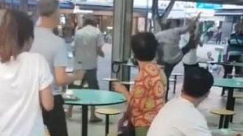 Two men, aged 61 and 64, arrested for fight in Toa Payoh Hawker Centre