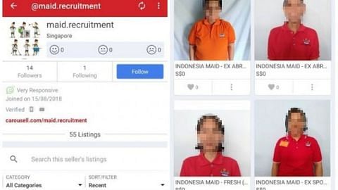 Indonesian embassy to seek thorough probe into online 'sale' of maids in Singapore