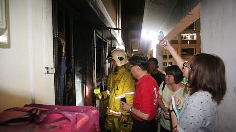 Mangsa kebakaran flat di Tampines St 83 dihulur bantuan segera