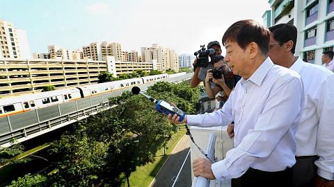 LTA: Fasa pertama projek pasang hadangan bunyi sepanjang jejambat MRT hampir siap