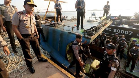 Indonesia pintas kapal kedua penuh dadah guna secara palsu bendera S'pura