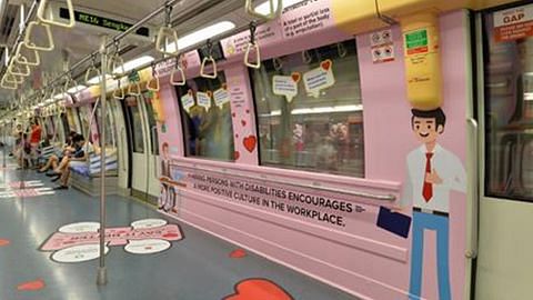LTA, SBS Transit lancar kereta api bertema, didik penumpang agar peka dan prihatin