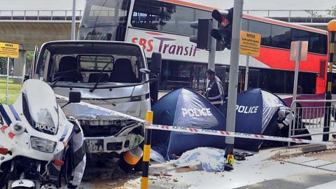 Tiga pejalan kaki maut dilanggar lori dekat MRT Yio Chu Kang