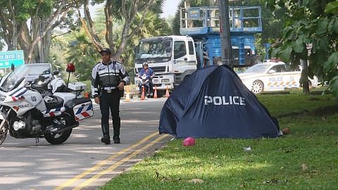 Penunggang motosikal maut dalam nahas di Upper Jurong Rd