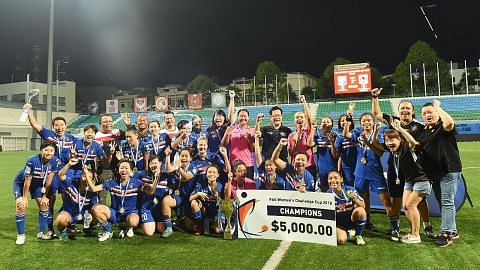 Pasukan wanita Warriors FC kekal juara selepas baham Tanjong Pagar 6-0