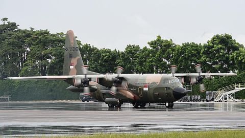 SAF hantar pesawat pengangkutan C-130 ke Indonesia