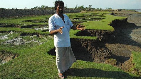 Pulau Ghoramara di India makin tenggelam