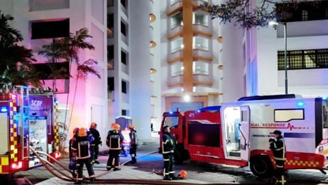 Fire breaks out in Jurong West flat, 90 residents evacuated from block