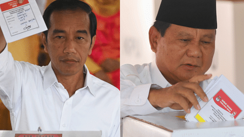 Jokowi ahead of rival Prabowo in early quick count vote tallies