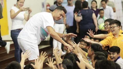 Cristiano Ronaldo shows heart for the heartland
