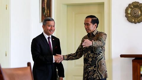 Vivian Balakrishnan Called on President Jokowi