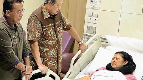 Mantan wanita pertama Indonesia dirawat di hospital S'pura bagi penyakit barah darah