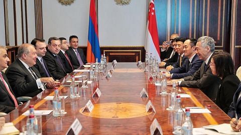 Hubungan S'pura, Armenia diperkukuh dengan perjanjian dagangan