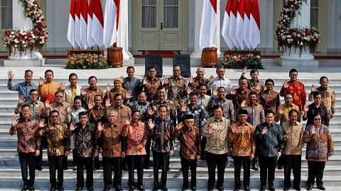 Presiden Jokowi bentang Kabinet Indonesia Maju