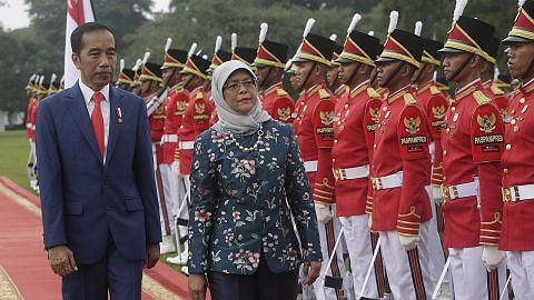 Lawatan bersejarah Presiden Halimah ke Jakarta