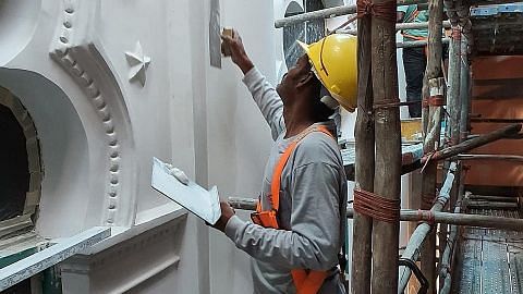 Kerja ubah suai Masjid Abdul Gafoor dijangka siap Jun 2020