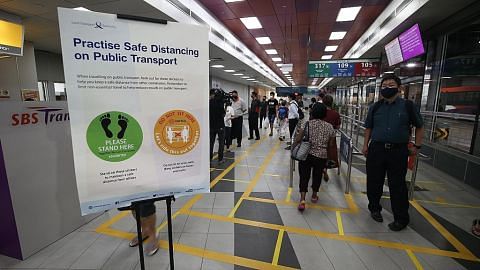 Panduan visual bantu penumpang bas, MRT