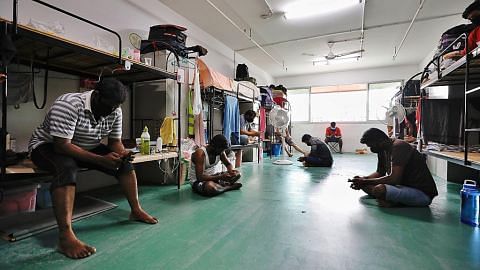 Pemeriksaan ditingkat ke atas dormitori pekerja asing