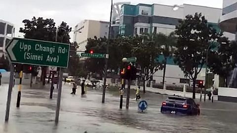 Beberapa bahagian S'pura dilanda banjir