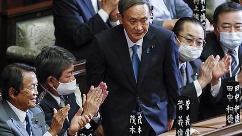 PM Lee ucap tahniah Suga rasmi PM baru Jepun