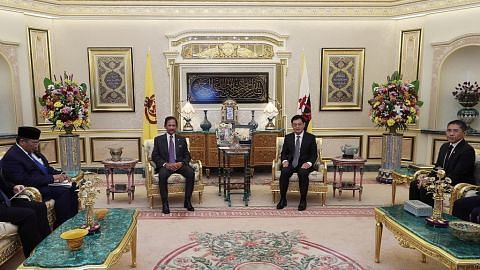 DPM Heng ke Brunei sampai takziah pemerintah atas kemangkatan putera
