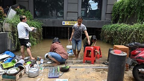 Lima terbunuh dalam banjir di Jakarta