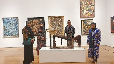 Legasi seni Mohd Din dipamer di Galeri Nasional Singapura