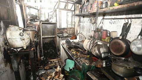 5 masuk hospital selepas flat terbakar di North Bridge Rd
